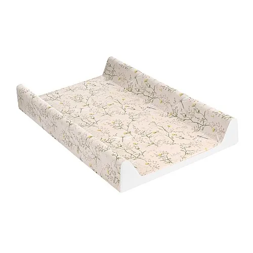 Kikkaboo Твърда PVC подложка за повиване 50х80см Secret Garden Beige