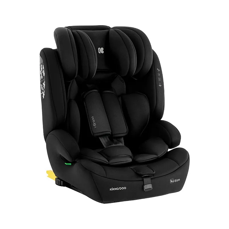 Kikkaboo Стол за кола 76-150 см i-Bronn i-SIZE Black
