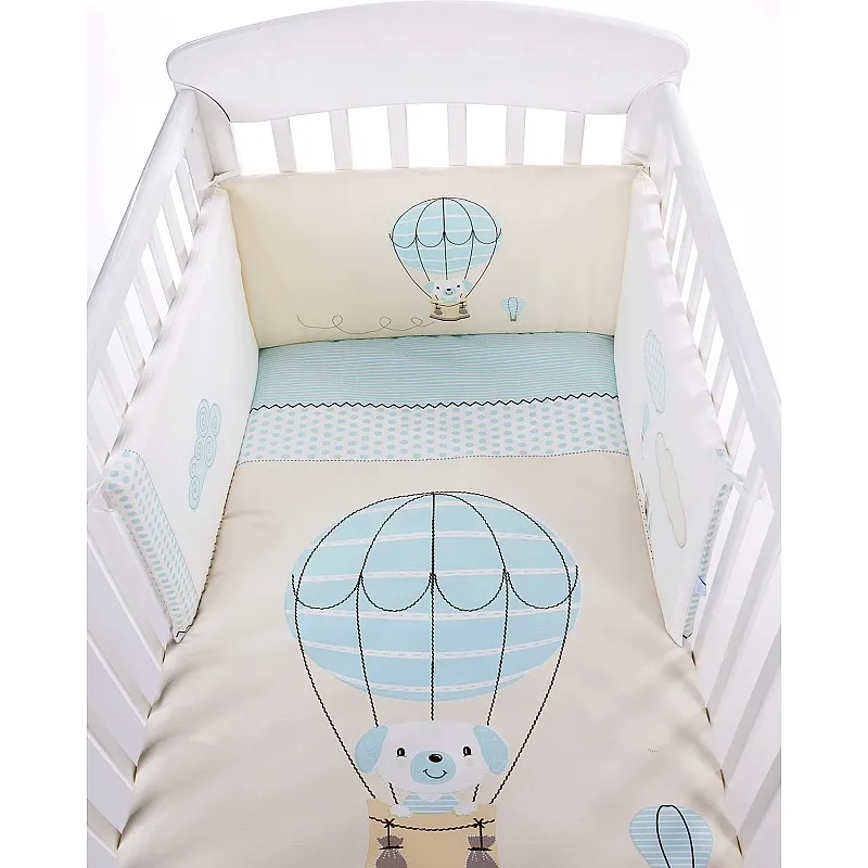 Kikkaboo Бебешки спален комплект 2 части EU style 70/140 Puppy on Balloon