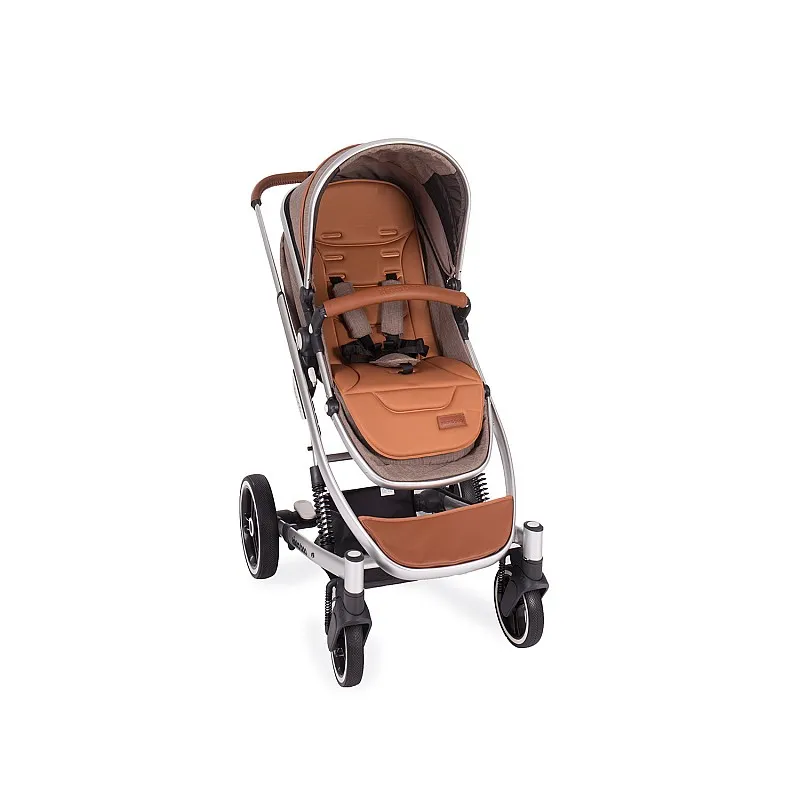 Kikkaboo Комбинирана количка 2в1 Divaina Dark Beige Melange с кош за новородено Kikkaboo Комбинирана количка 2в1 Divaina Dark Beige Melange с кош за новородено