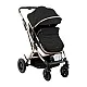Kikkaboo Комбинирана количка 3в1 с трансф.седалка Kaia Black 2024