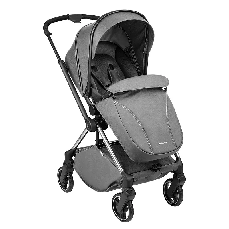 Kikkaboo Комбинирана количка 2в1 с кош за новородено Lanah Grey