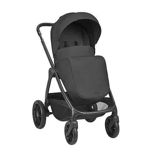 Kikkaboo Комбинирана количка 3в1 с кош за новородено Modena Black 2027
