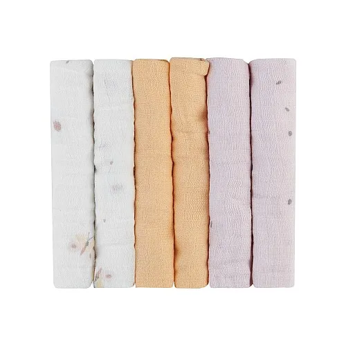 Kikkaboo Комплект 6 бр муселинови кърпички 30х30 см Hedge-hugs