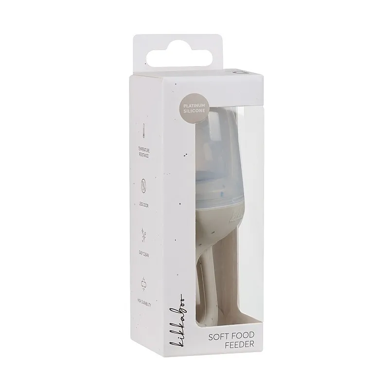 Kikkaboo Биберон за мека храна Platinum Silicone Sand