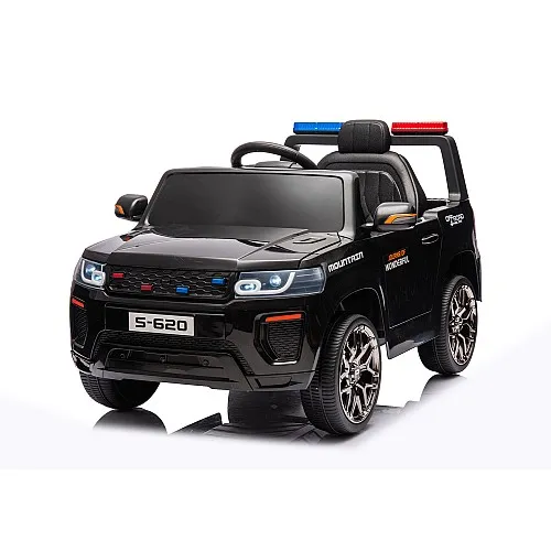 Kikkaboo Акумулаторна кола Polizei Black + батерия 12V/4AH