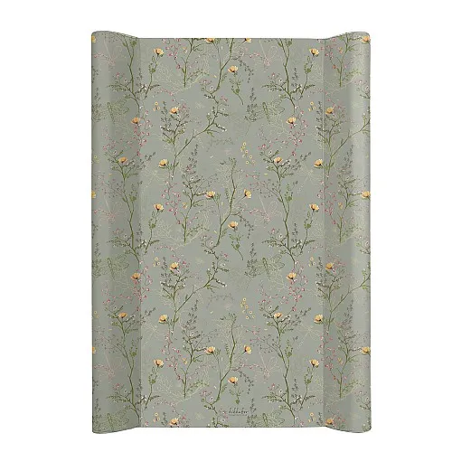 Kikkaboo Мека PVC подложка за повиване 50х80см Secret Garden Green