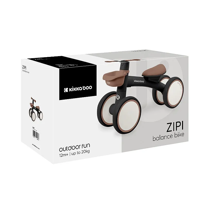 Kikkaboo Колело Ride-On Zipi Black