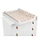 Kikkaboo Мека PVC подложка за повиване 50х70см Secret Garden Beige