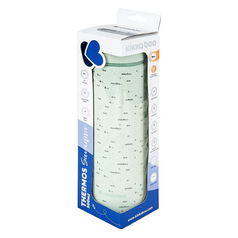 Kikkaboo Термос 500мл Savanna Mint