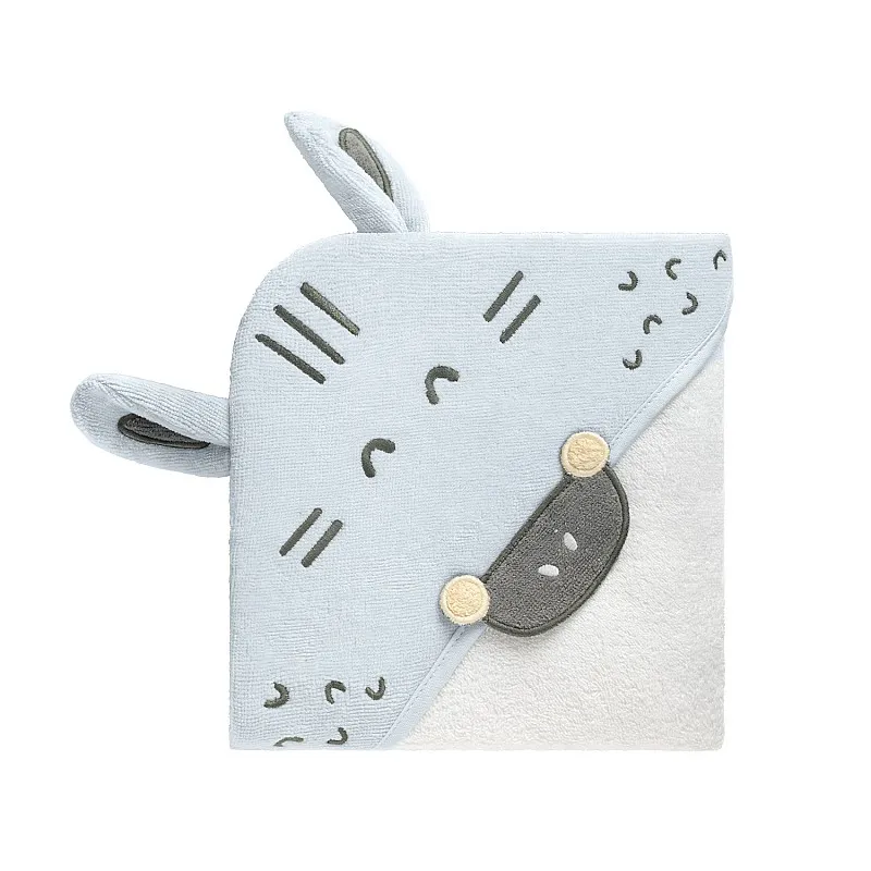 Kikkaboo Хавлия с качулка 90/90см Stripy Friends