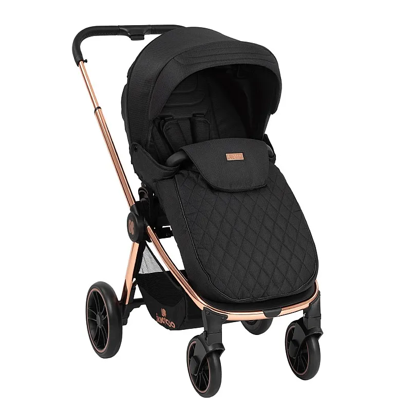 Kikkaboo Комбинирана количка 3в1 Vicenza Premium Black Kikkaboo Комбинирана количка 3в1 Vicenza Premium Black