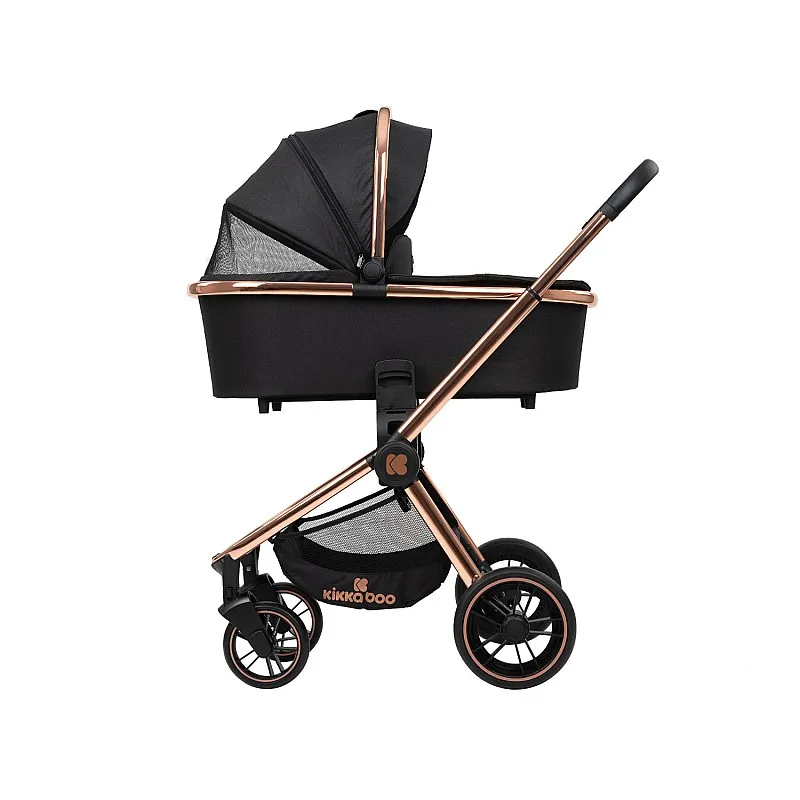 Kikkaboo Комбинирана количка 3в1 Vicenza Premium Black Kikkaboo Комбинирана количка 3в1 Vicenza Premium Black