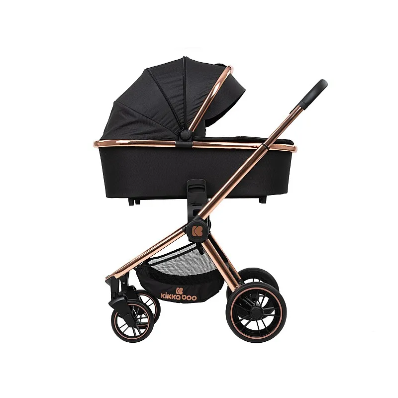 Kikkaboo Комбинирана количка 3в1 Vicenza Premium Black Kikkaboo Комбинирана количка 3в1 Vicenza Premium Black