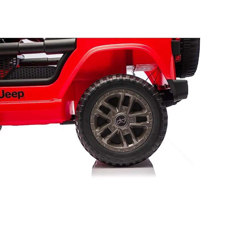 Kikkaboo Акумулаторен джип Licensed Jeep Wrangler Rubicon 392 Red