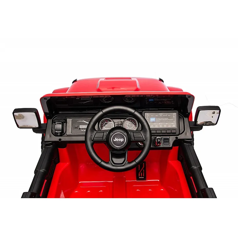 Kikkaboo Акумулаторен джип Licensed Jeep Wrangler Rubicon 392 Red