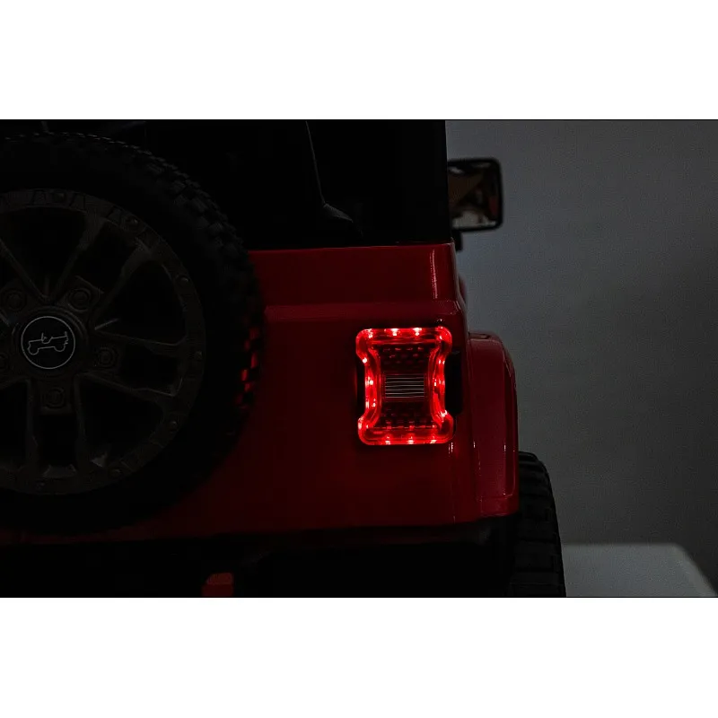 Kikkaboo Акумулаторен джип Licensed Jeep Wrangler Rubicon 392 Red