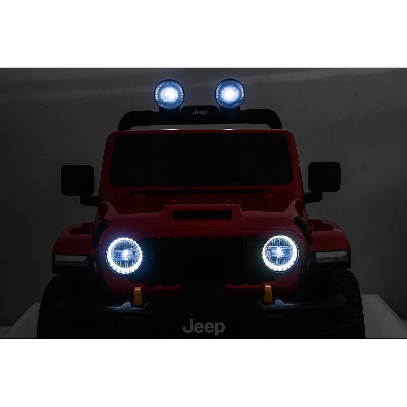 Kikkaboo Акумулаторен джип Licensed Jeep Wrangler Rubicon 392 Red