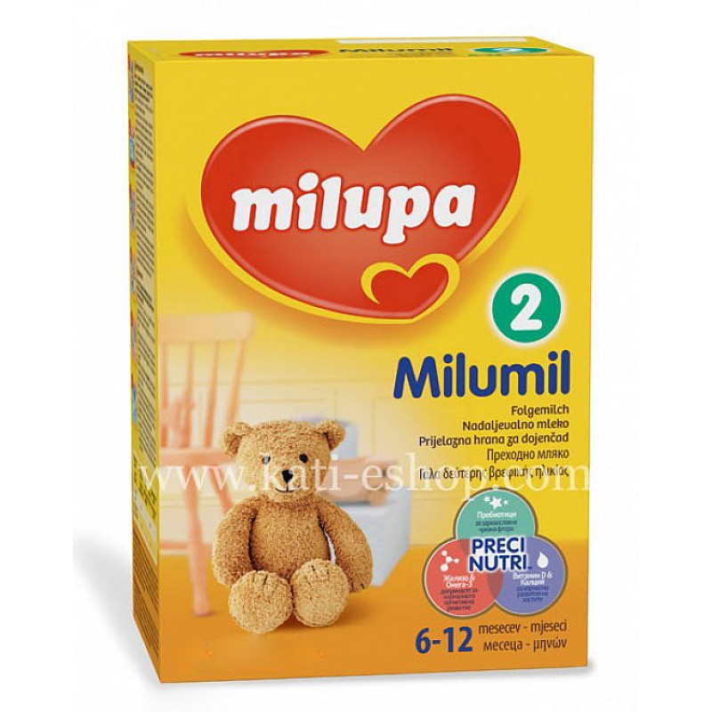 MILUMIL 2 Преходно мляко 6-12м 400г MILUMIL 2 Преходно мляко 6-12м 400г