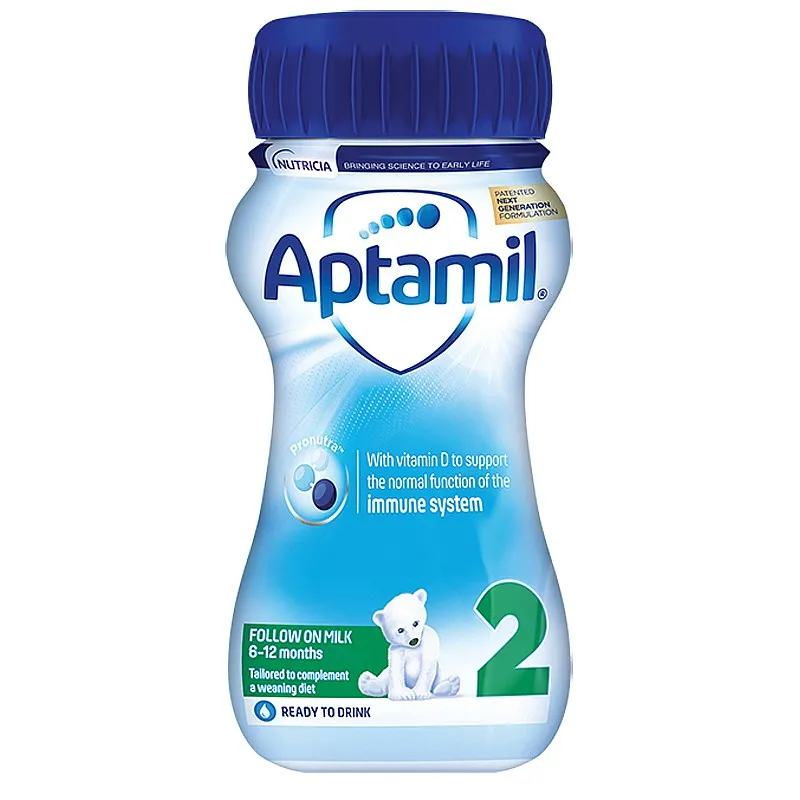 APTAMIL 2 Liquid Мляко течна формула 6м.+ 200мл APTAMIL 2 Liquid Мляко течна формула 6м.+ 200мл