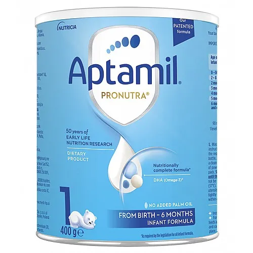 APTAMIL 1 мляко за кърмачета  0-6м.  400г 