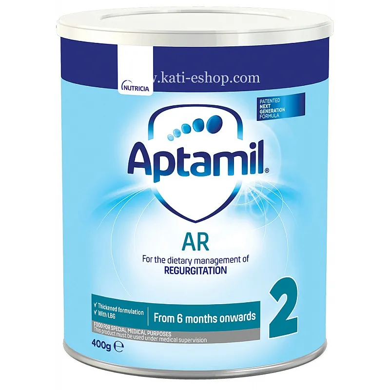 APTAMIL AR 2 Мляко за кърмачета за намаляване на повръщанията 6м.+ 400г
