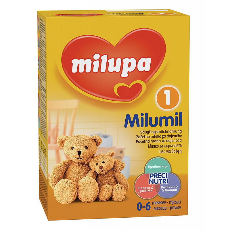 MILUMIL 1 Мляко за кърмачета 0-6м. 400г MILUMIL 1 Мляко за кърмачета 0-6м. 400г