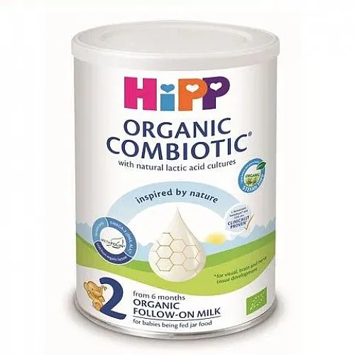 HiPP Organic Combiotic Преходно мляко 6м.+ 350г