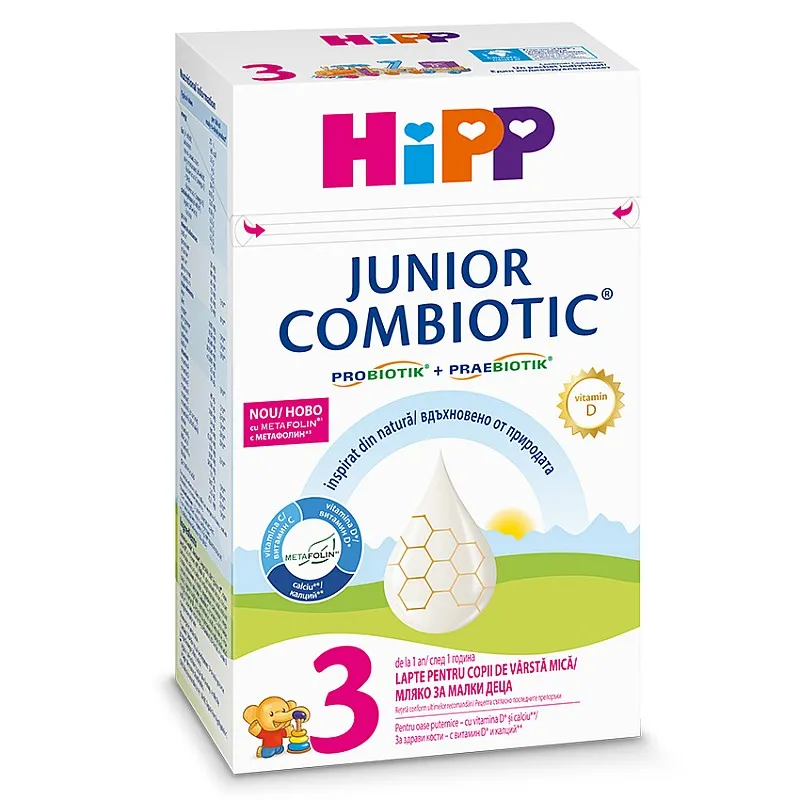 HiPP 3 Combiotic JUNIOR Мляко за малки деца 12м.+ 500г