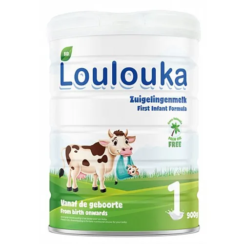 Loulouka БИО Първоначално мляко за кърмачета 0м. 900г
