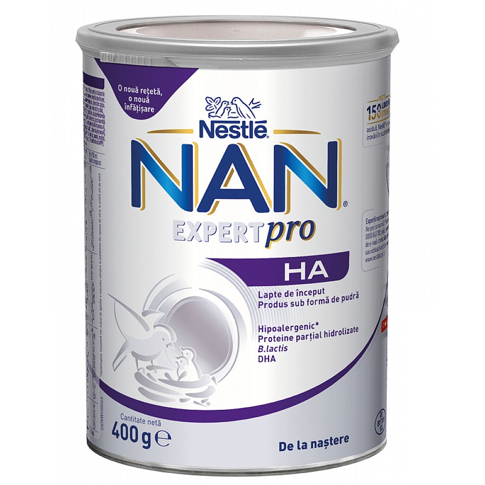 NAN HA Expert Pro Хипоалергенно мляко 0м+ 400г