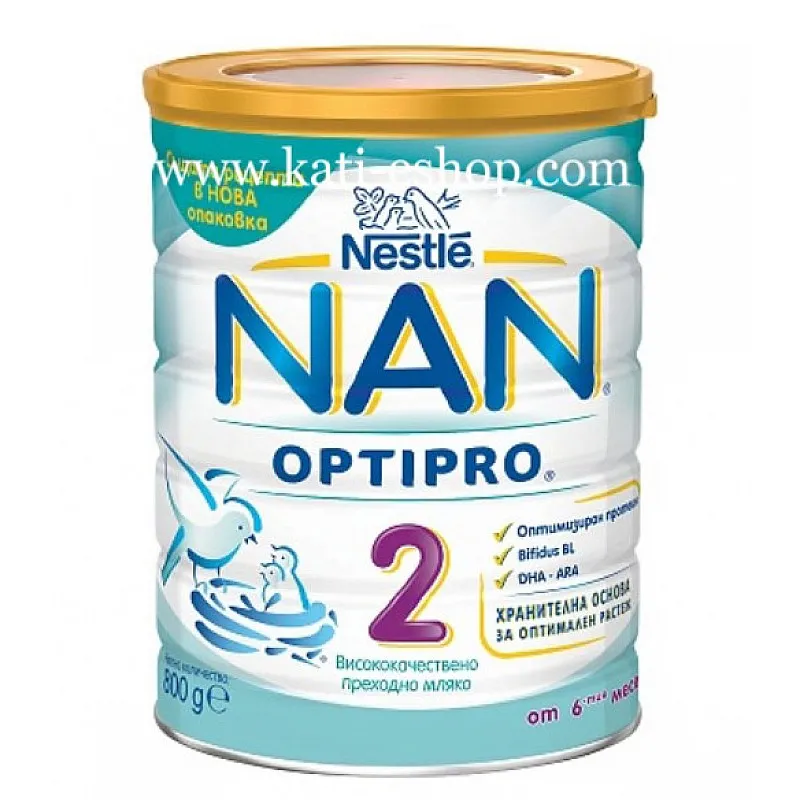 NAN 2 Преходно мляко 6-12м. 800г