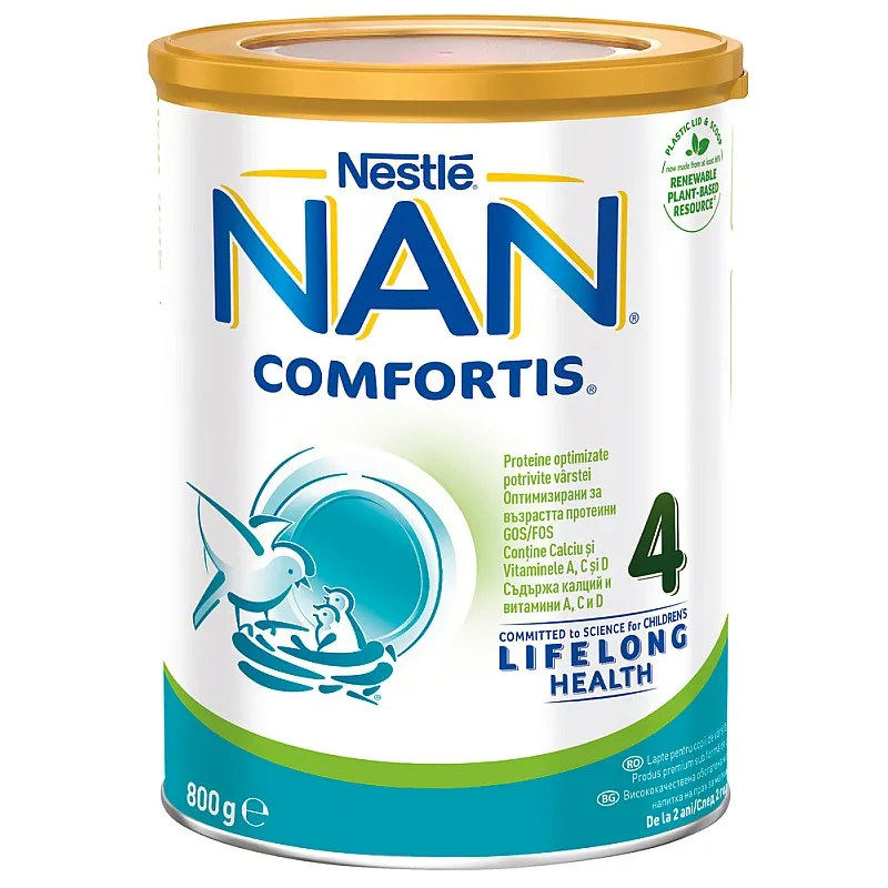 NAN Comfortis 4 Висококачествино преходно мляко 24м.+ 800г