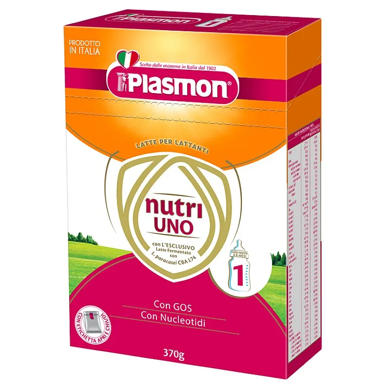 PLASMON Адаптирано мляко за кърмачета NUTRI-UNO 1 0м+ 370г