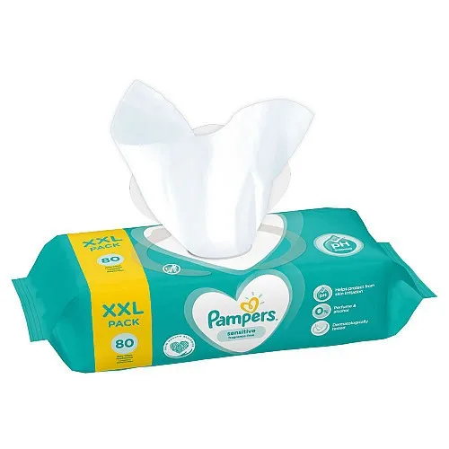 Pampers Мокри кърпи Sensitive 80бр.