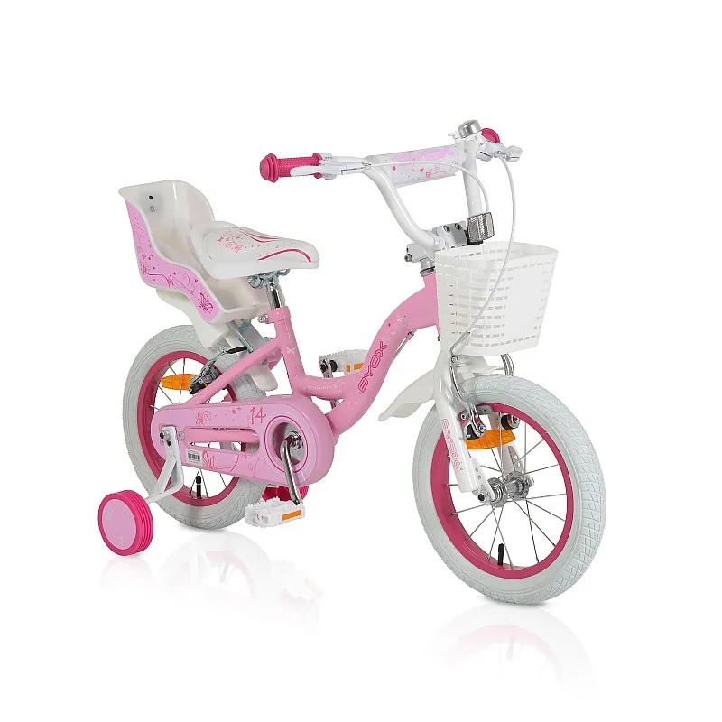 Byox Детски велосипед 14" Flower pinky