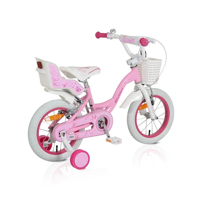 Byox Детски велосипед 14" Flower pinky