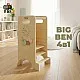 Moni Дървена обучителна кула 4 в 1 Big Ben