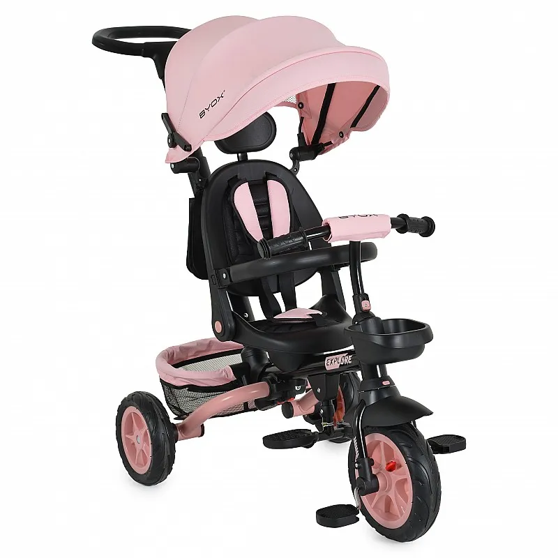 Byox Триколка Explore розов