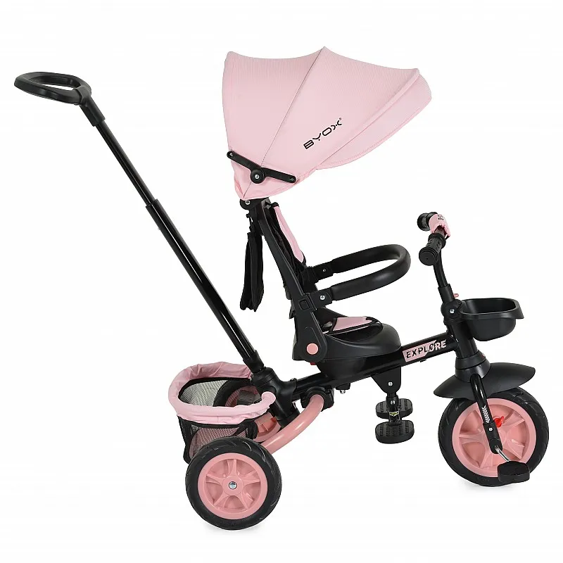 Byox Триколка Explore розов