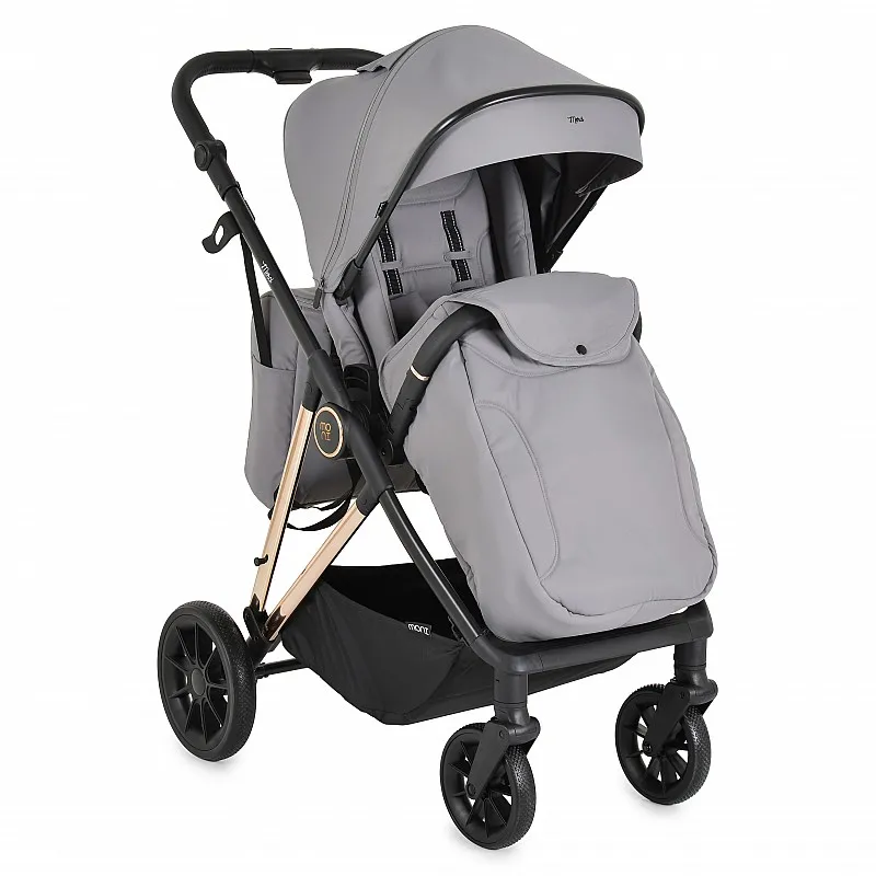 Moni Комбинирана количка Merci 3 in 1 Stone-gray