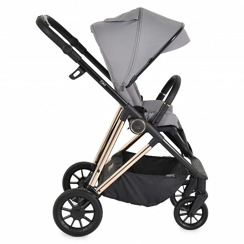 Moni Комбинирана количка Merci 3 in 1 Stone-gray