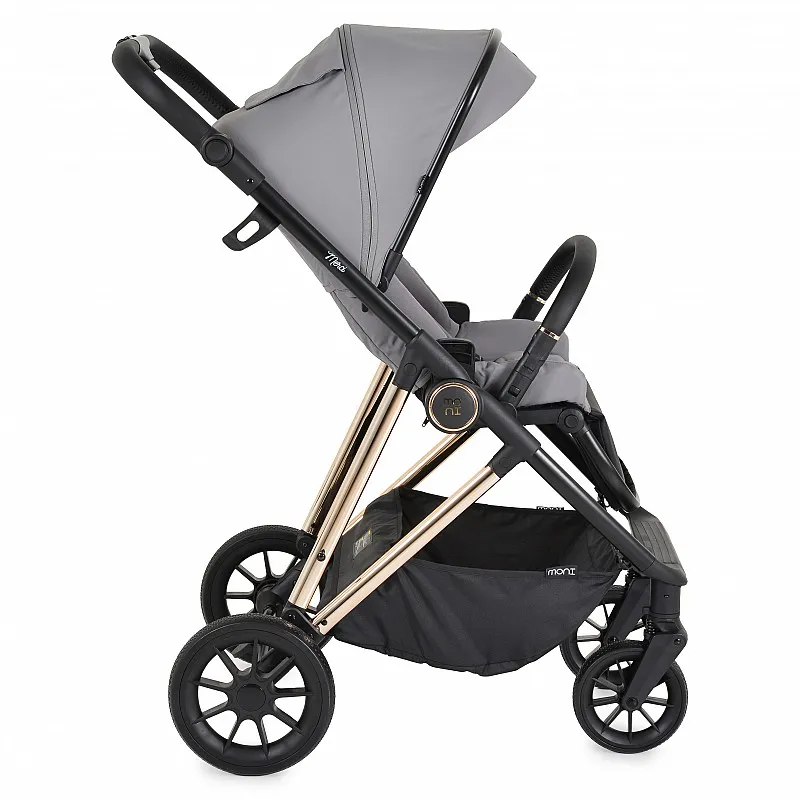 Moni Комбинирана количка Merci 3 in 1 Stone-gray