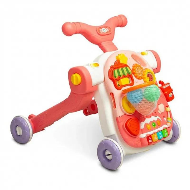 Moni Играчка за прохождане 5в1 Modo-HE0813 pink