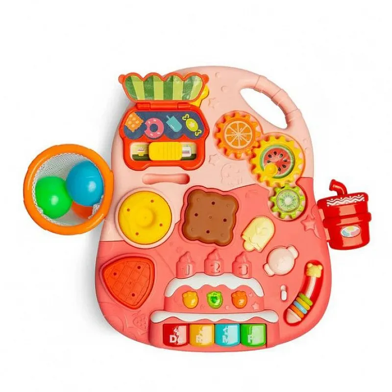 Moni Играчка за прохождане 5в1 Modo-HE0813 pink