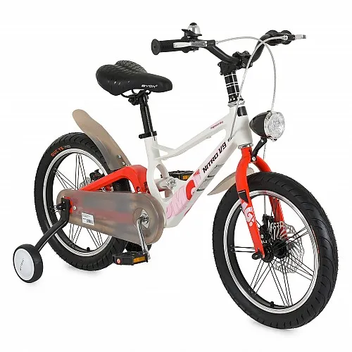 Byox Детски велосипед 16" NitroV9 white