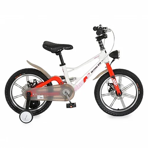 Byox Детски велосипед 16" NitroV9 white