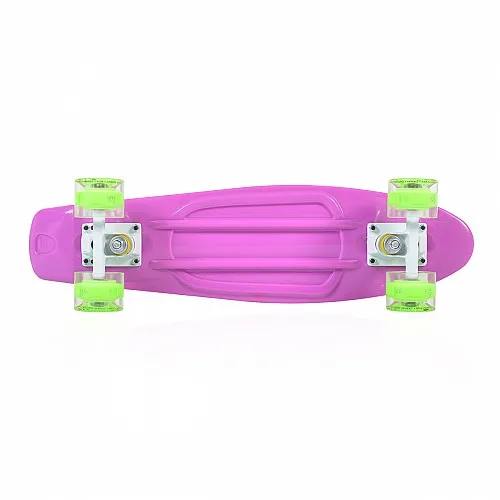 Byox Скейтборд Spice LED 22" розов