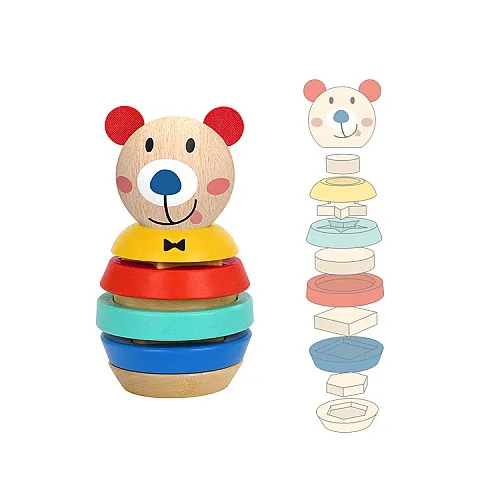 Took Toy Дървена низанка Bear TF187