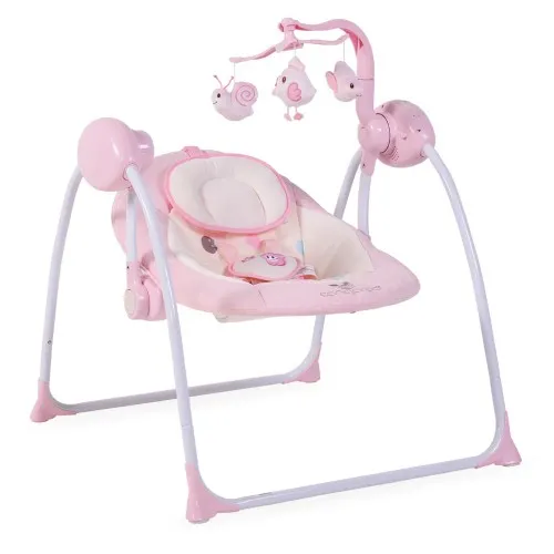 Cangaroo Електрическа люлка Baby Swing+ розов